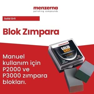 MENZERNA Solid Grit Blok Zımpara Set (2000p+3000p)