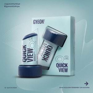 GYEON Q² QuickView Cam Su Kaydırıcı - 120 ml