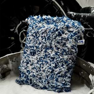 KLIN Wash Pad Araç Yıkama Padi (Mavi) - 25x15 cm